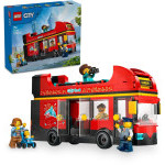 LEGO®  City 60407 Červený dvoupodlažní vyhlídkový autobus