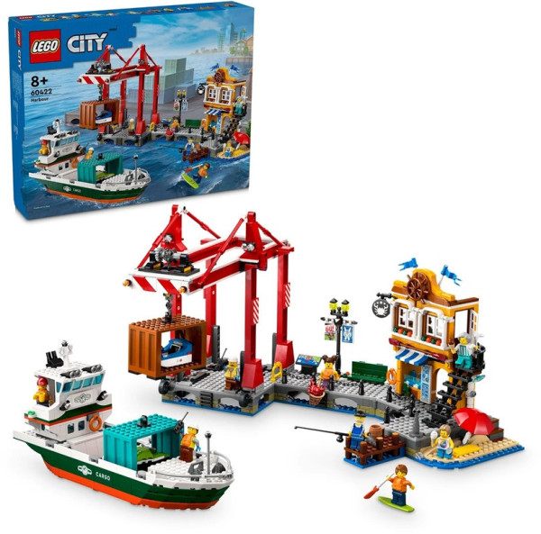 LEGO® City 60422 Přístav s nákladní lodí