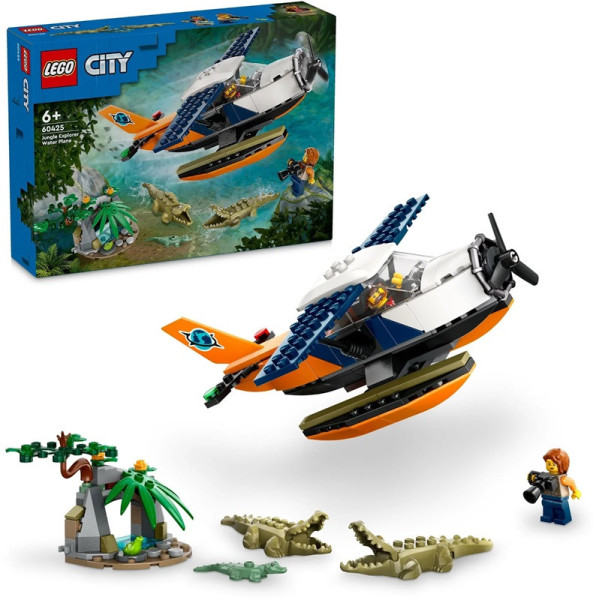 LEGO® City 60425 Hydroplán na průzkum džungle