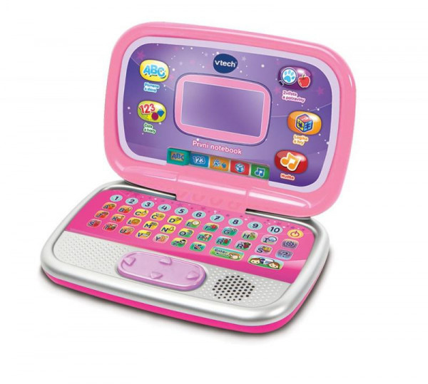 Vtech první notebook - růžový CZ