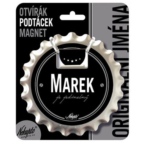 Nekupto Otvírák na pivo, podtácek - Marek V.I.P. NKQ