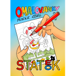 Omalovánky číselné - Statek A4