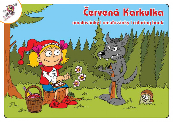 Omalovánky 24 - Červená Karkulka