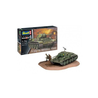 Revell Plastic ModelKit tank 03294 - T-34/76 Modell 1940 (1:76)