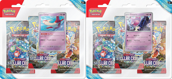 ADC Pokémon TCG: SV07 Stellar Crown - 3 Blister Booster